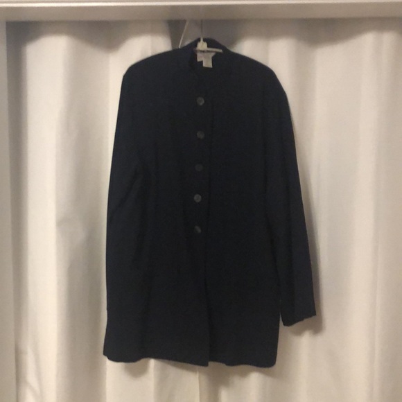 Huis Clos jumper coat set size 10/12 in navy - Picture 5 of 7